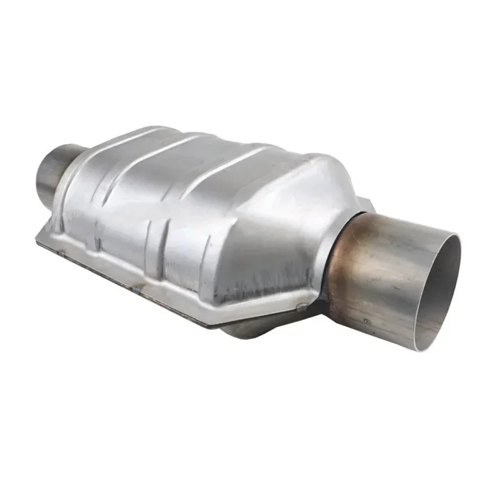 Catalizador Ajuste para convertidor catalítico universal, silenciador de sustrato cerámico de 400 celdas, redondo de acero inoxidable.(2.25 inch)