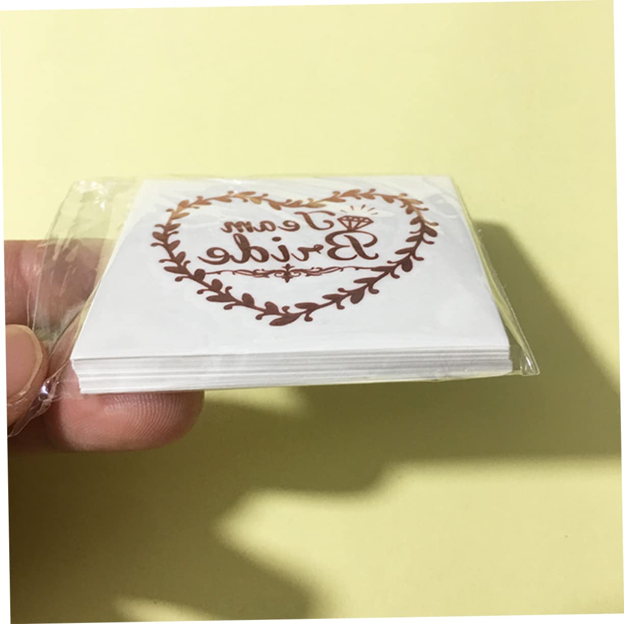 Healvian 200piezas Pegatinas Tatuajes Temporales Para Novias y Damas De Honor Decoraciones De Bodas y Fiestas Diseño Creativo De Boda Divertidos