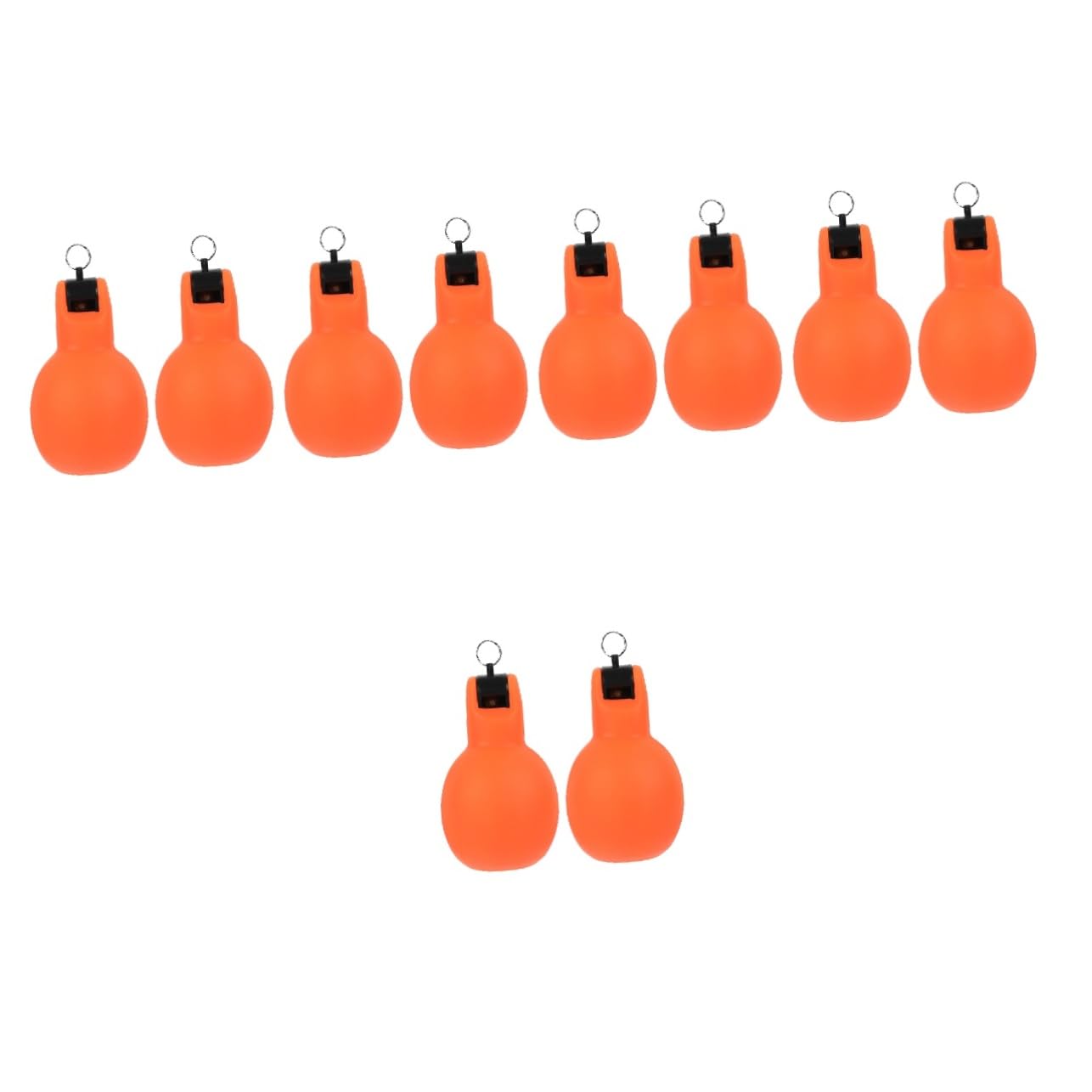 BESPORTBLE 10pièces Sifflet De Survie Lot de Sifflets Portables Et Réutilisables pour Activités De Plein Air pour Camping Urgences