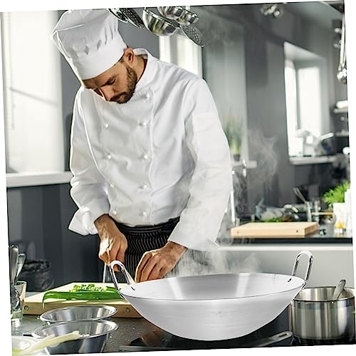 Wok de acero inoxidable Homoyoyo para cocina versátil miniatura 3