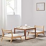 CENZEN Bamboo Floor Chair for Sitting on The Floor Unique Janpanese Meditation Chair Seat with Cushion for Living Room… - Image 5