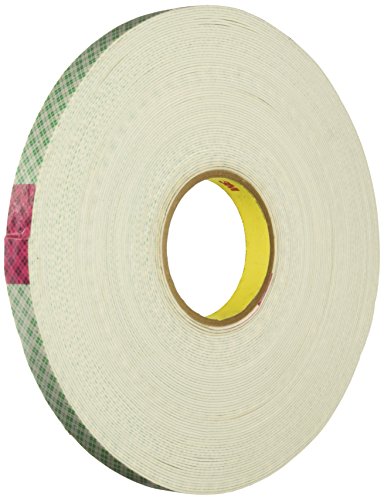 3M Multipurpose Mounting Tape 4016, Off White, 3/4 in x 15 yd, 62 mil