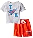 Tommy Hilfiger Baby Boys' Tri Corner Tee and Short Set, Grey Heather, 3 Months