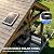 Solar Bug Zapper Outdoor, 4500V Waterproof Mosquito Zapper with 10W Solar Panel, Cordless Rechargeable Electric Fly Zapper, Mosquito Killer Lamp with Auto Sensor for Patio, Backyard, Garden, Camping