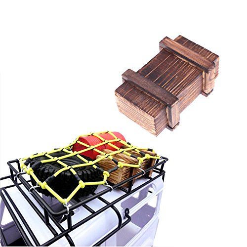Boîte En Bois Pour Camion RC 1/10 – Compatible Axial SCX10, RC4WD, D90, D110, CC01, TRX-4 – Accessoire De Rangement