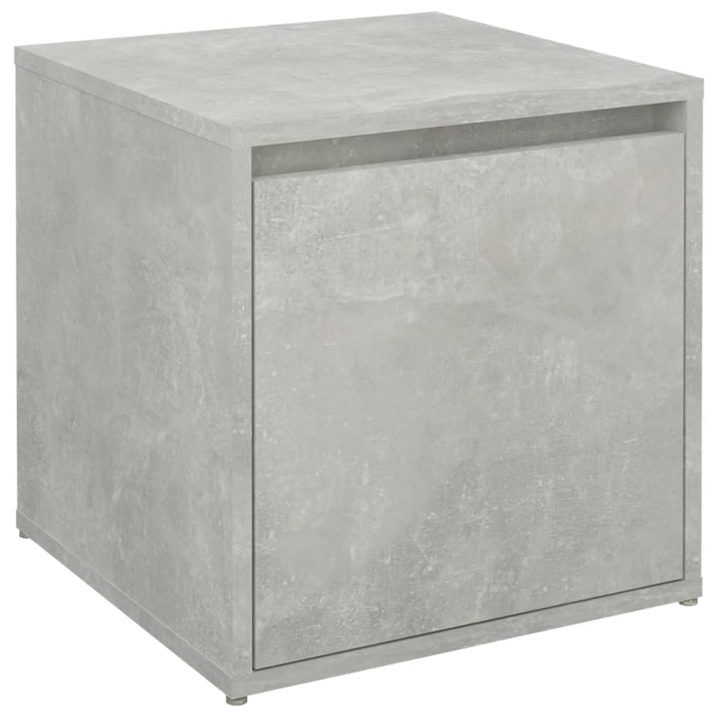 vidaXL Box Drawer - Concrete Grey - 40.5x40x40 cm - Engineered Wood
