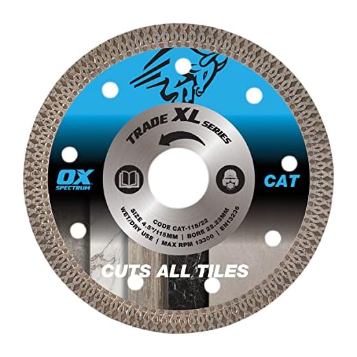 OX Tools Diamond Blade for All Tiles