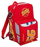 Disney Cars 3D Backpack Kids Lightning McQueen School Nursery Lunch Bag Rucksack Red 95