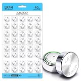XUNIUZERO LR44 Batteries 40 Count, High Capacity AG13 357 303 SR44 L1154F A76 Premium Alkaline Battery 1.5V Button Coin Cell Batteries