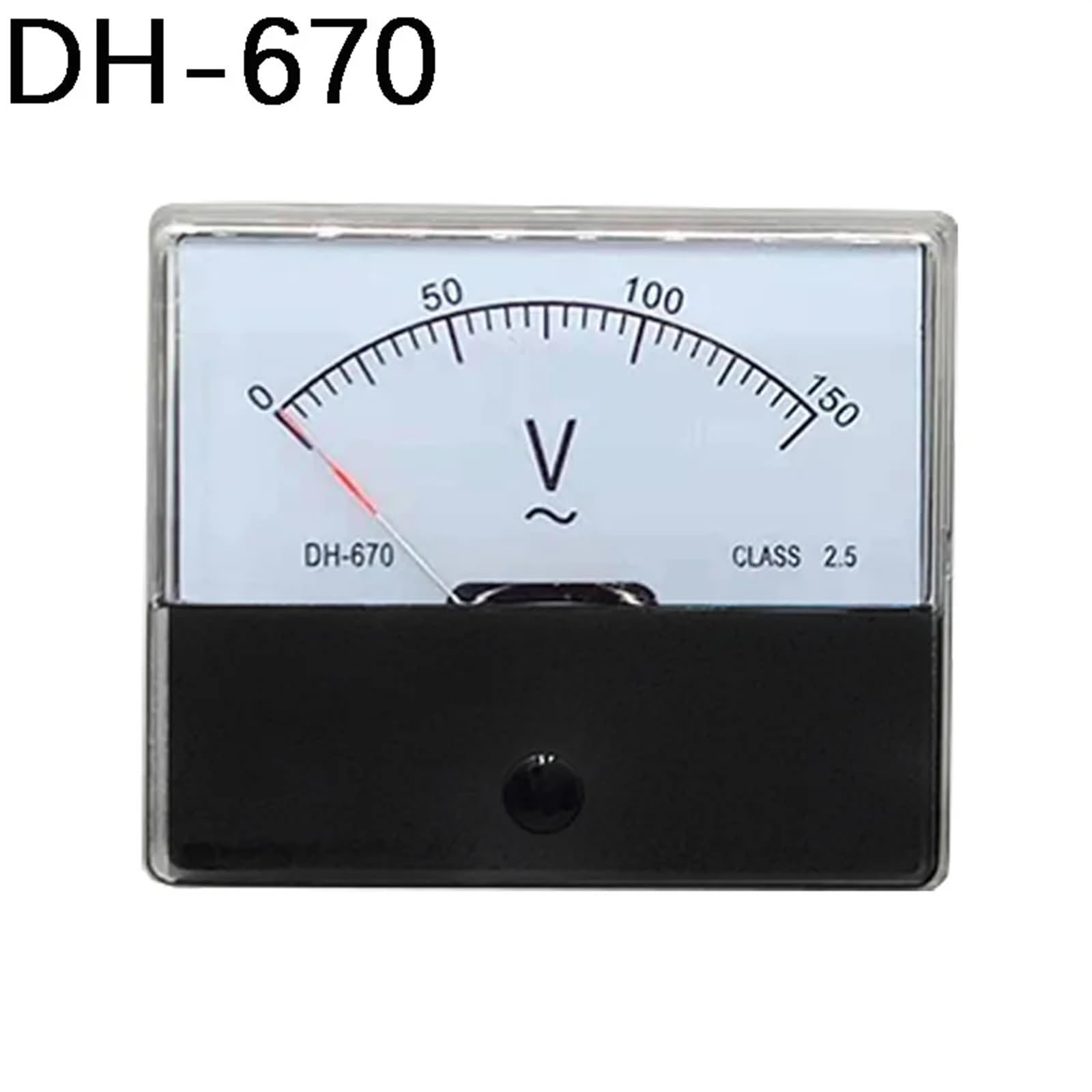 voltímetro, Voltímetro analógico DH-670 for panel de CA, probador 5V-300V for pruebas circuitos (1 unidad)(150V)