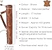 Traditional Shoulder Back Quiver Bow Arrow Holder Handmade Straps Belt Adjustable Lightweight & Comfortable Cow Leather Gift for him Aniversary Gift (Tiger Brown)