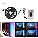 Produktbild Ficony Dimmable LED Light Strip TV, 6.6ft 2M USB 5050 SMD RGB TV Bias Background Lights 24 Key IR Remote Controller Home Lighting Kitchen Christmas Indoor Decoration Decoration