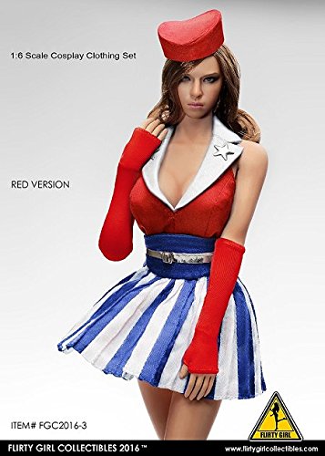 1/6 U.S.O コスプレセットC（レッド） (FGC2016-3) Amazon | 1/6 U.S.O コスプレセットC（レッド） (FGC2016-3