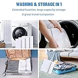 Mesh Laundry Bags, 2pcs Mesh Laundry Bag for Washing Machine, Laundry Bags with Zips, Delicates Wash Bag for Laundry, Socks, Blouse -30 x 40cm - Image 5