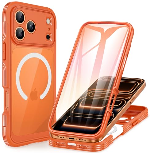 Protection intégrale iPhone 17 Pro étui antichoc double face compatible MagSafe