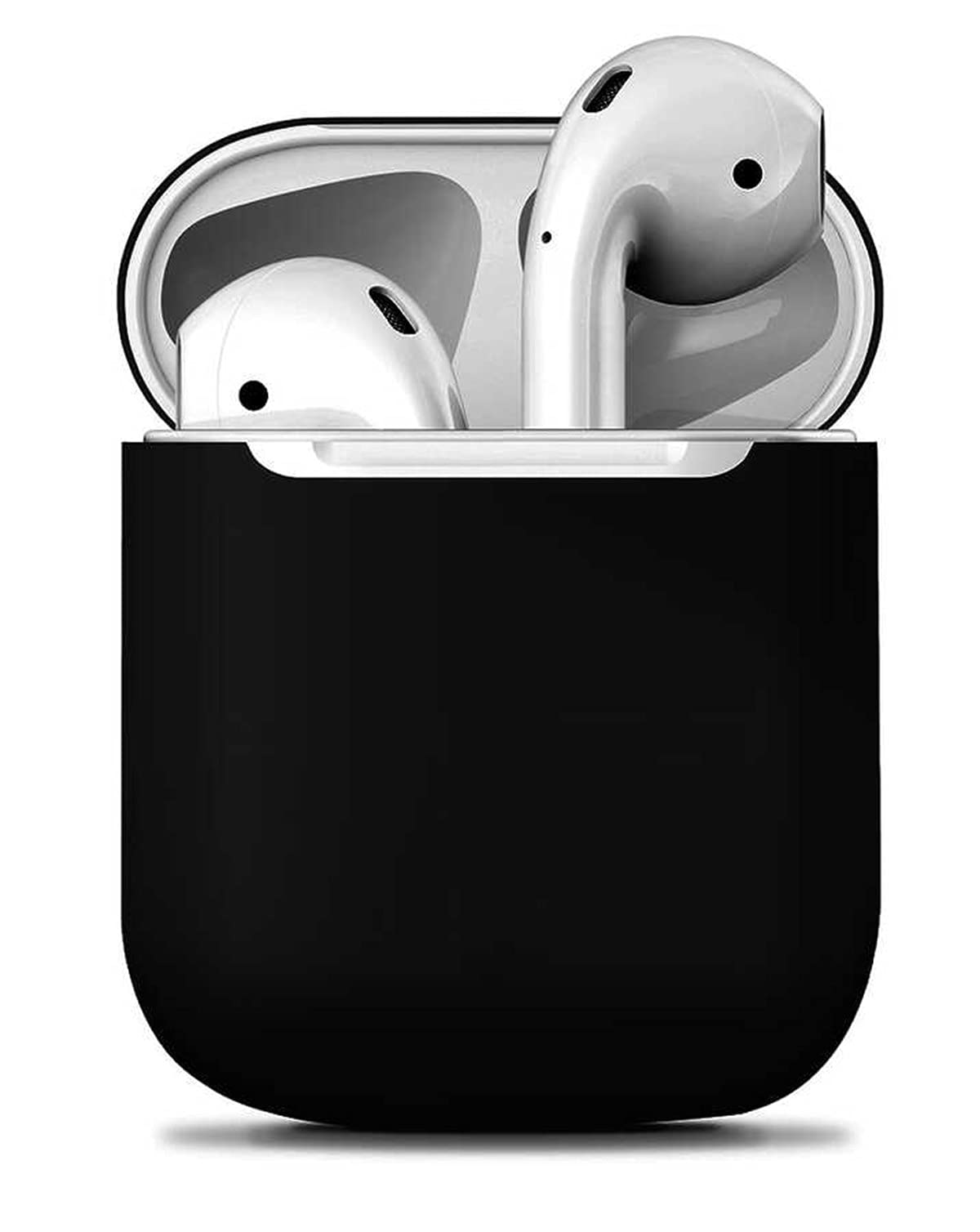 Zore Apple ile uyumlu Airpods Kılıf Airbag 13 Silikon Siyah