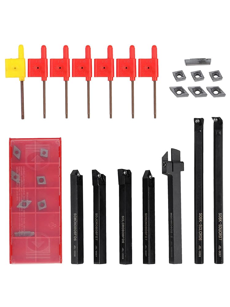 (未使用)旋盤バイトまとめ売り32本セット/不二美工機大量7.3kg Amazon.co.jp: 旋盤 バイト 21PCS 8mm 超硬旋盤用ツール 小型