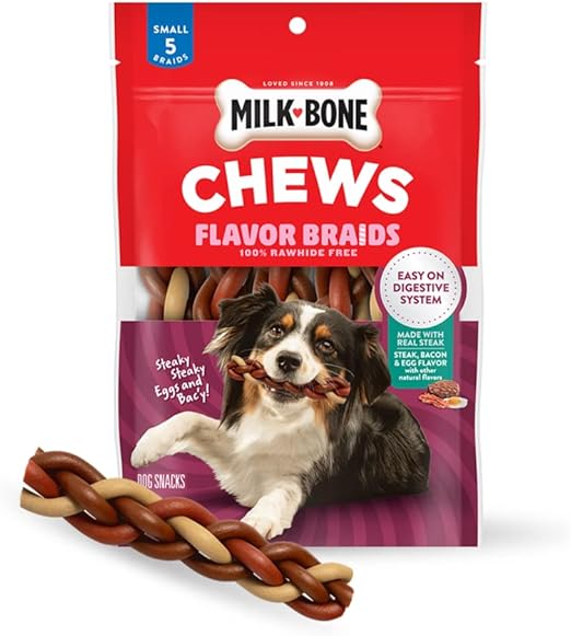 MilkBone® Chews Flavor Braids Small Long Lasting Dog