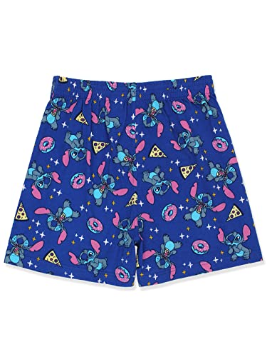 Disney Lilo & Stitch Mens Cotton Jersey Button Fly Boxer Lounge Shorts2
