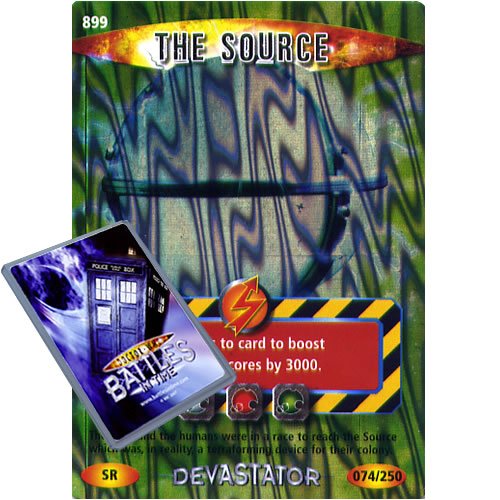 Doctor Who Single Card : Devastator 074 (899) The Source Dr Who Battles in Time Super Rare Card