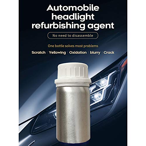 Kit de restauração de faróis universais KKmoon 100 ml para farol de carro de polimento antiarranhões