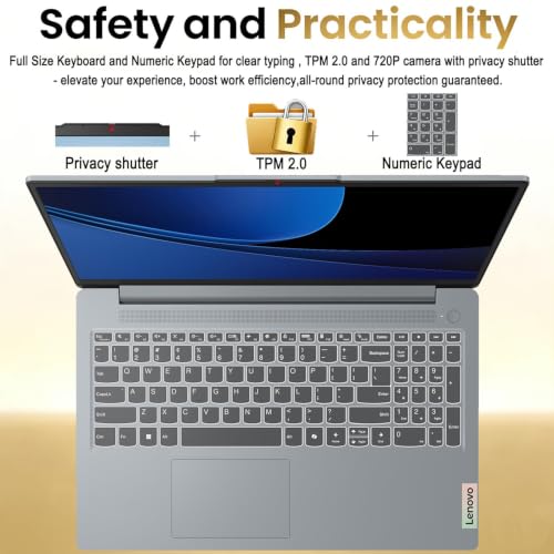 Image of Lenovo IdeaPad Slim 3i 15.6 FHD Laptop, Intel 4 Cores, 8GB DDR5 128GB SSD