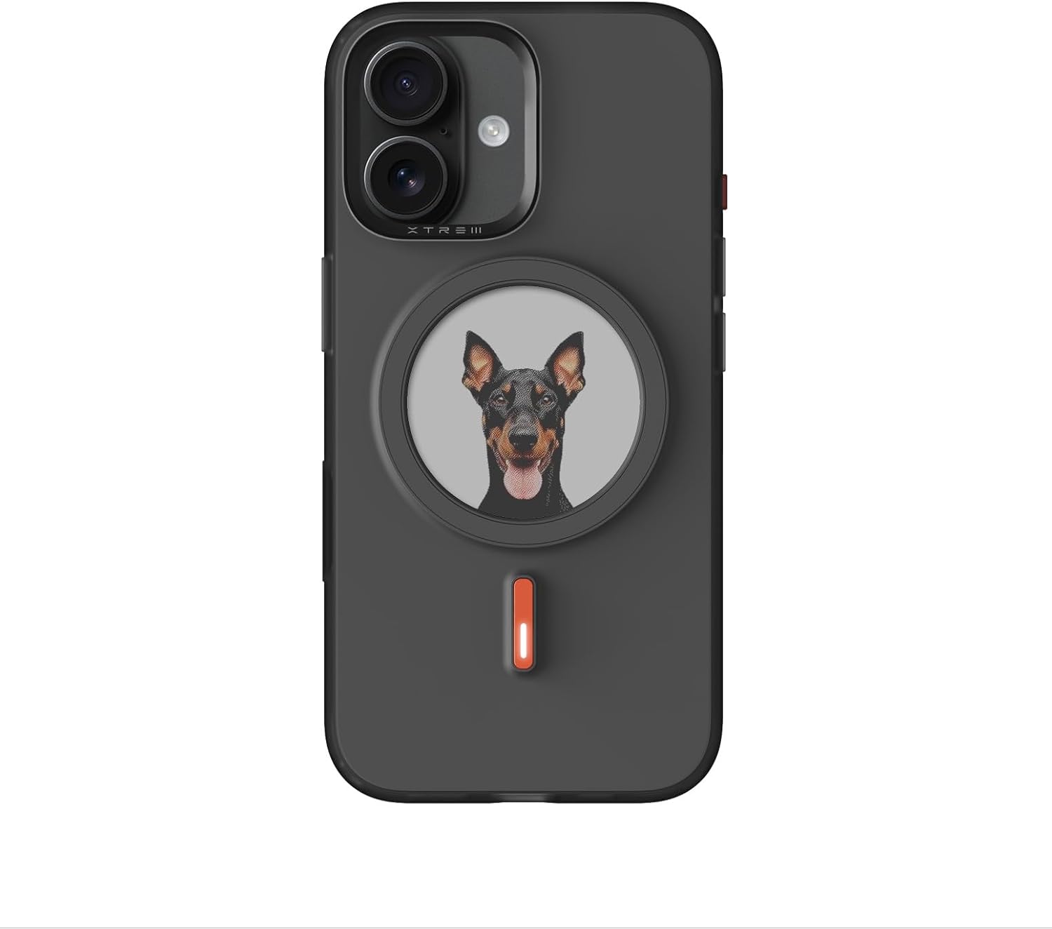 Oeli XTREM for iPhone 16 Pro Max Case, Magnetic NFC E-Ink Screen Case - Customizable Display Compatible with MagSafe, Wireless Charging Support, Unique Gift Idea (Black, iPhone 16 Pro Max)