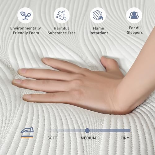 Image of ESHINE Queen Adjustable Bed Frame 12 inch Hybrid Matt with Dual USB | Bed Base, Lumbar Support, Head-Pillow-Tillt, Wireless Remote, Zero Gravity, Smart App, Under Bed Light, 6000 Series