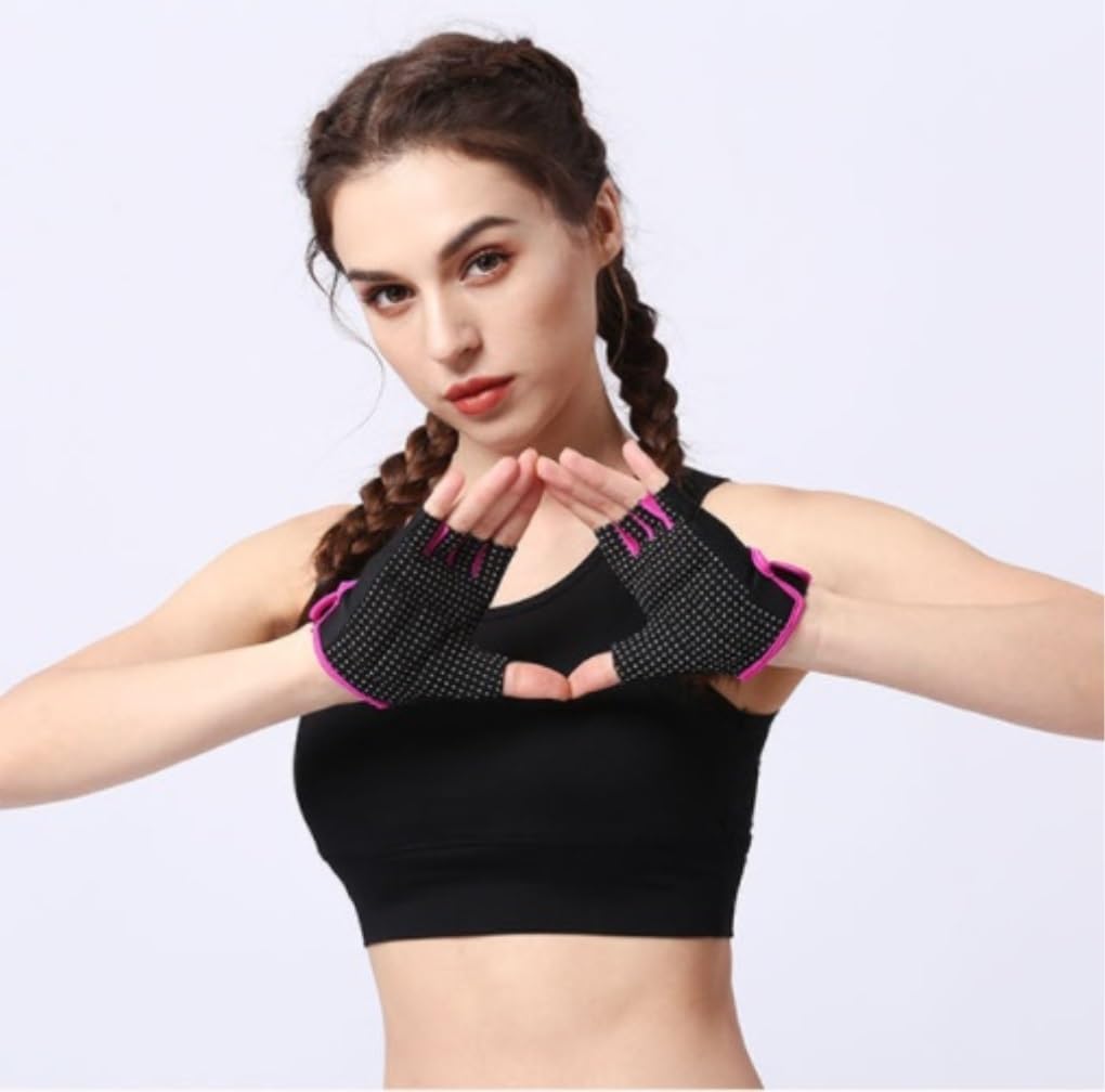 IRYZE Guantes Deportivos Guantes De Medio Dedo Guantes De Levantamiento De Pesas, Soporte De Entrenamiento De Gimnasio para Levantamiento De Pesas Hombre y Mujer