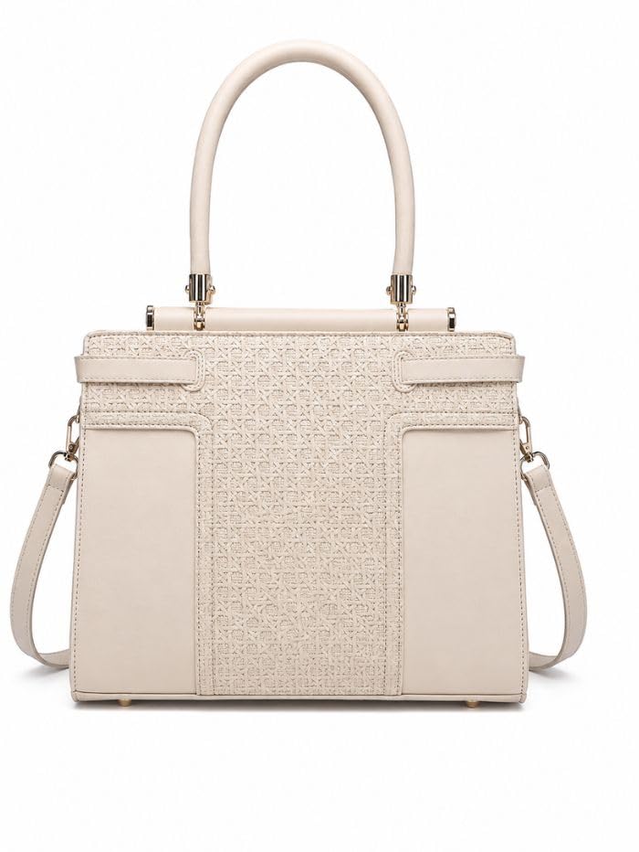 Premium Beige Women Handbag with Adjustable Sling Strap-image-13