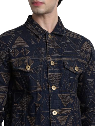 Image of JACK & JONES Men's Cotton Blend Standard Length A-Line Coat