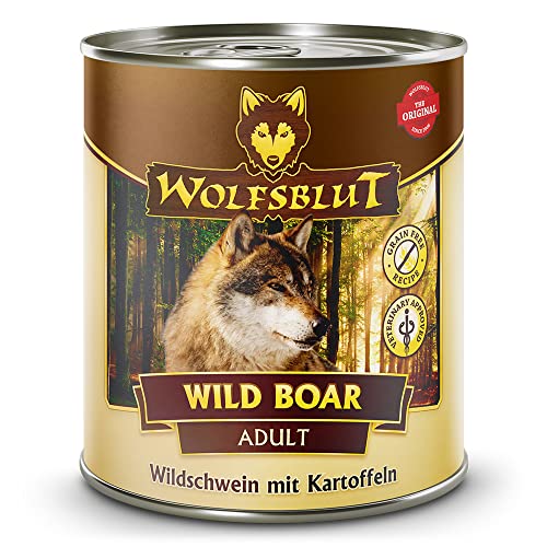 Wolfsblut - Wild Boar - 6 x 800 g - Wildschwein - Nassfutter - Hundefutter - Getreidefrei