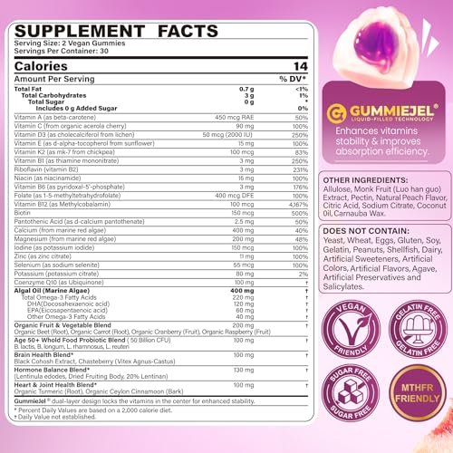 Nextdia Multivitamin for Women 50 Plus Gummies