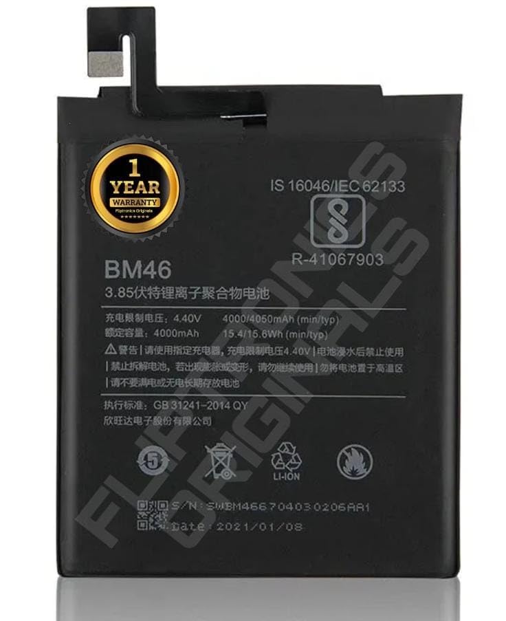 Image of BM46 Battery for Redmi Note 3 /3 Pro 2015116, 2015161 Battery with 1 Year Warranty****(Z175)