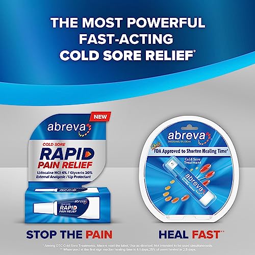 Abreva Cold Sore Treatment Rapid Pain Relief Cream thumb #8