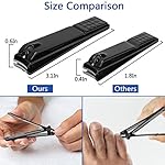 Aceoce Nail Clipper Set Manicure Set Men Nail Tools Accessories Personal Nail Care Tools Toe Finger Nail Clippers Travel Grooming Kit Manicure Pedicure Kit Nail kit Personal Care Gift for Men Fathers - Image 2