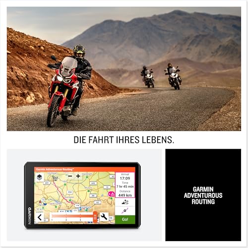 Garmin zūmo XT2 – wasserdichtes Motorrad-Navi für On- & Offroad mit ultrahellem 6“...