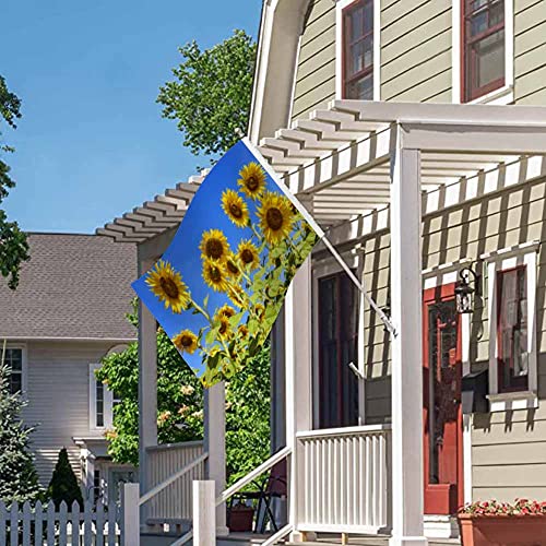 Swono Sunflower Flag 3X5 Ft Yard Field Garden Flower Blue Sky Sunny Flag Big Flag For Outdoor Indoor Office Workplace Home Garden Business #TOP3