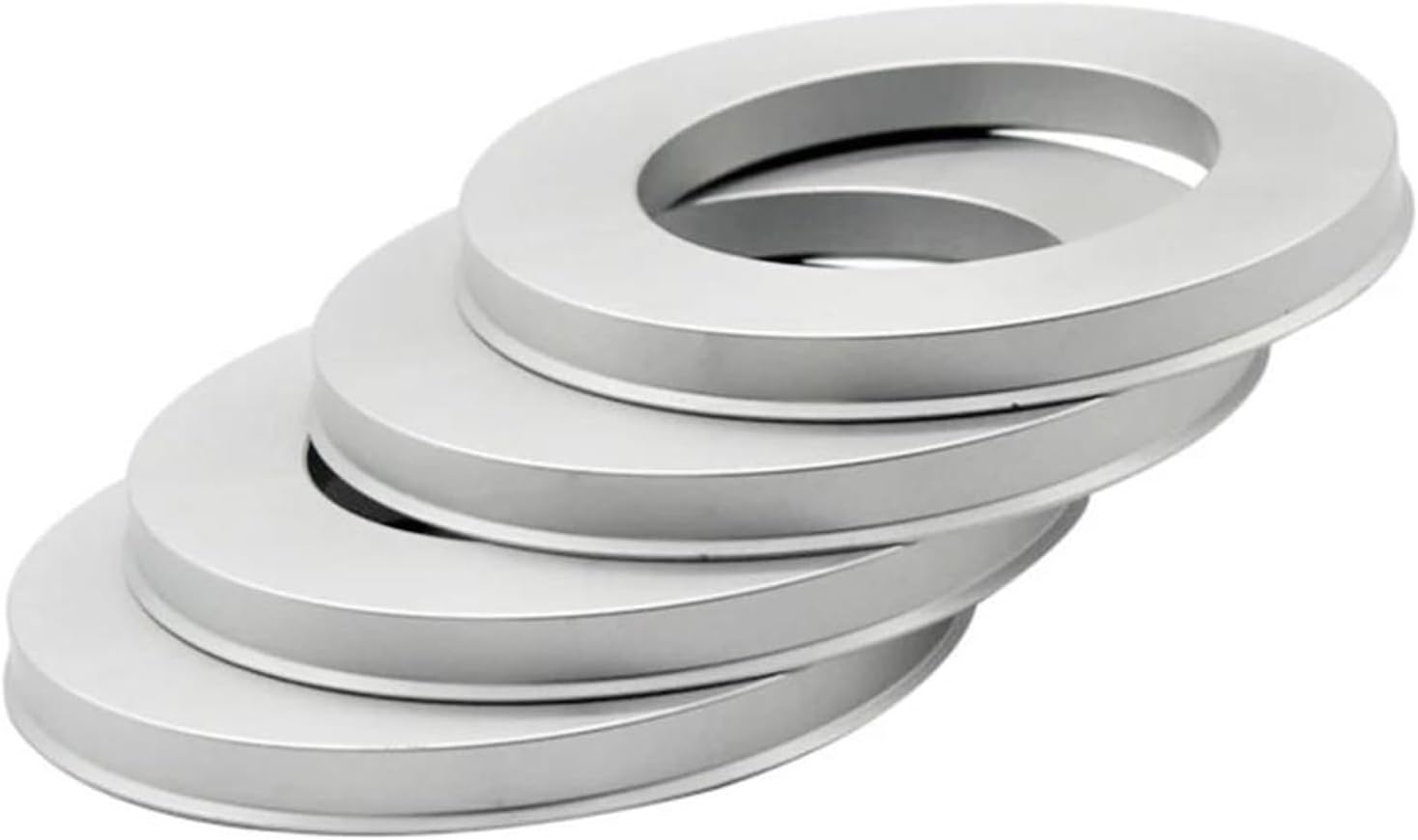 Wheels Spacer Kit 4Pieces/Set Aluminum Hub Rings Wheel Centric Rings Wheel Bore 67.1-108mm 67.1-110mm 67.1-100mm 108-110mm 106-67.1mm