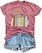 Occupational Therapy Shirts Women: OT Tee Shirt Occupational Therapist T-Shirts Autism Awareness Tops OT Month Gift Pink
