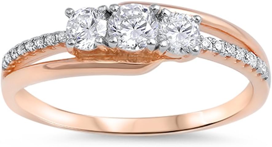 CHOOSE YOUR COLOR Sterling Silver Wedding Ring