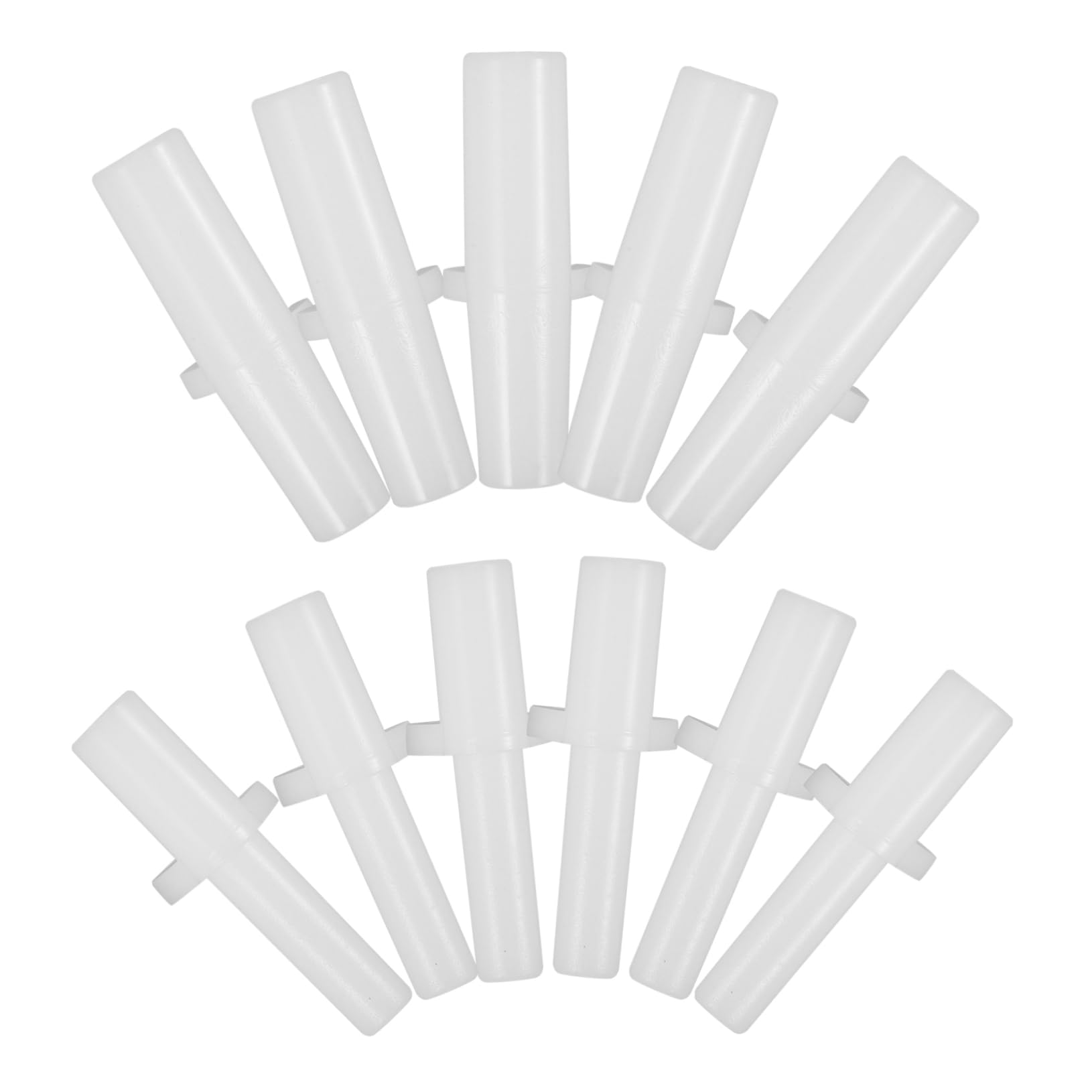 Mikikit Couvre-Pieds De Tente Portable Canne À Pêche Connecteur De Pôle Adaptateur De Poteau Extérieur De Liaison Poteaux Blanche Plastique