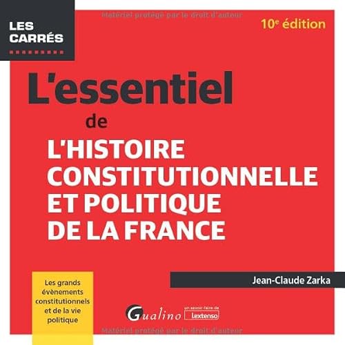 L'essentiel de l'Histoire constitutionnelle et politique de la France: Les grands évènements constitutionnels et de la vie politique