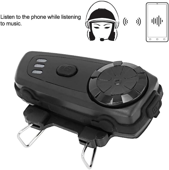 Intercomunicador Bluetooth para casco de moto M6 miniatura 8