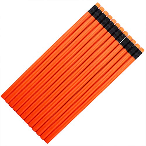 Lápices EZPENCILS & GIFTS HB 2 Negro Neon Naranja x30 miniatura 1