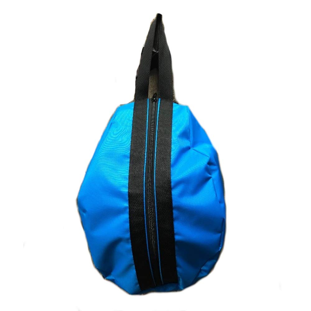 Wire Horse English Helmet Carrier Bag - Felt Lined (Turquoise)