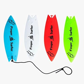 Finger Surfboard,Mini Wind Surfing Toys Finger Surf Boards for Kids, Teens, Adult 4 Color