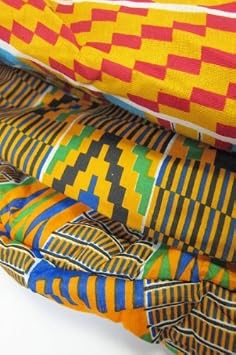 African Kente Cloth Djembe Drum Bag - 16x26 Extra Large