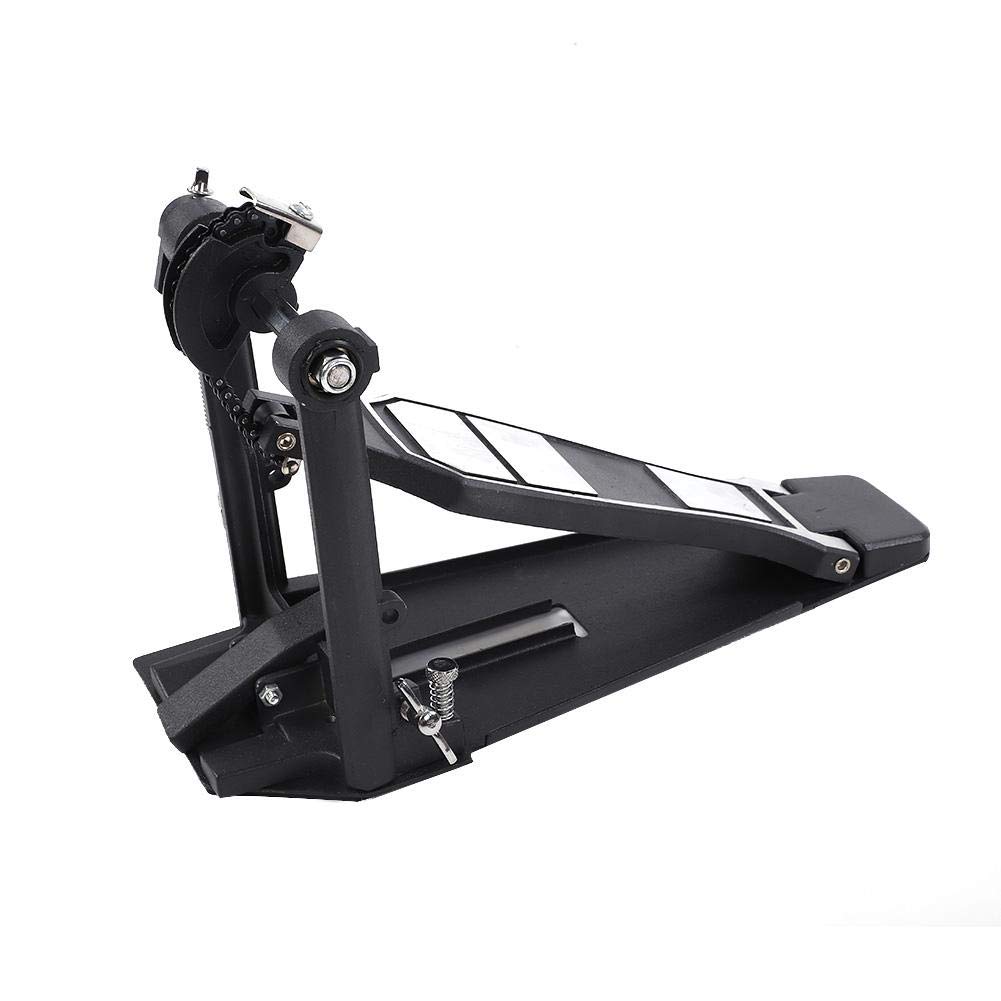 Bassdrum Pedal, Aluminium Legierung Doppelbass Pedal Dual Foot Kick Pedal Bass Drum Kick Fußpedal Percussion Drum Zubehör
