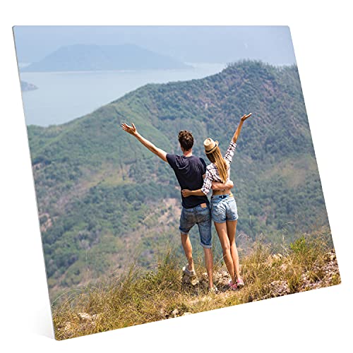 Custom Metal Photo Prints with Your Photo - 11x14 - Personalized Wall Art Pictures, 7 Size Options - Photo Wall Decor, Horizontal